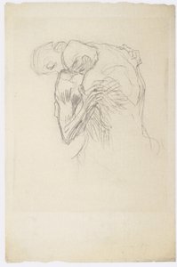 Hombres luchando de Gustav Klimt
